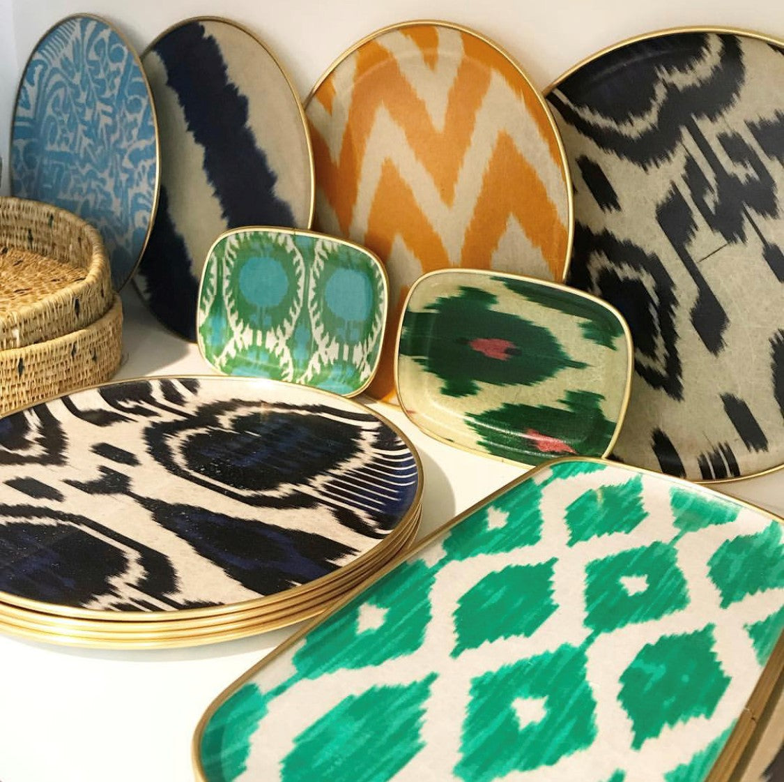 Ikat Trays