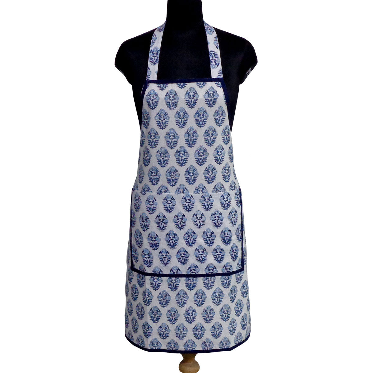 Apron - Indian block printed in Boota starlight