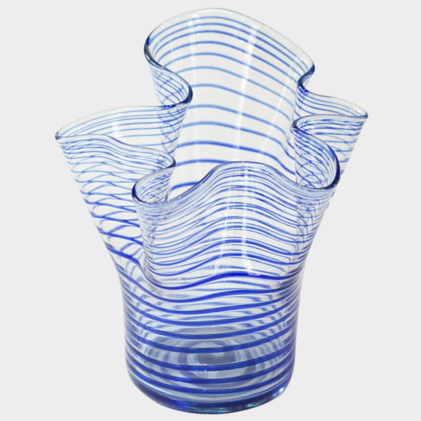 Vase- Blue Swirl