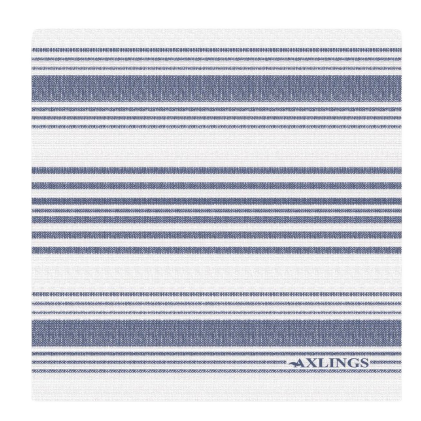 Navy & White Striped Paper Napkins