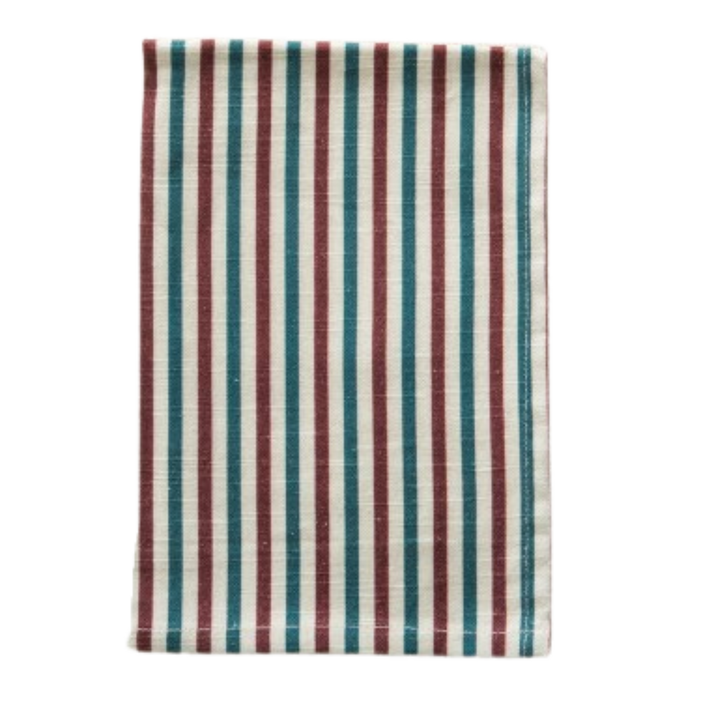 Aubergine Stripe Tea Towel