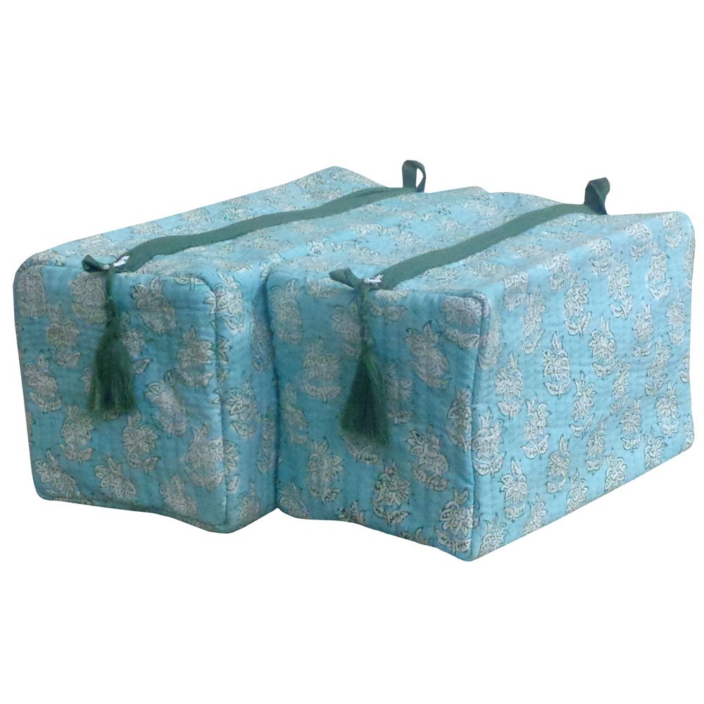 Booti Teal Wash Bag