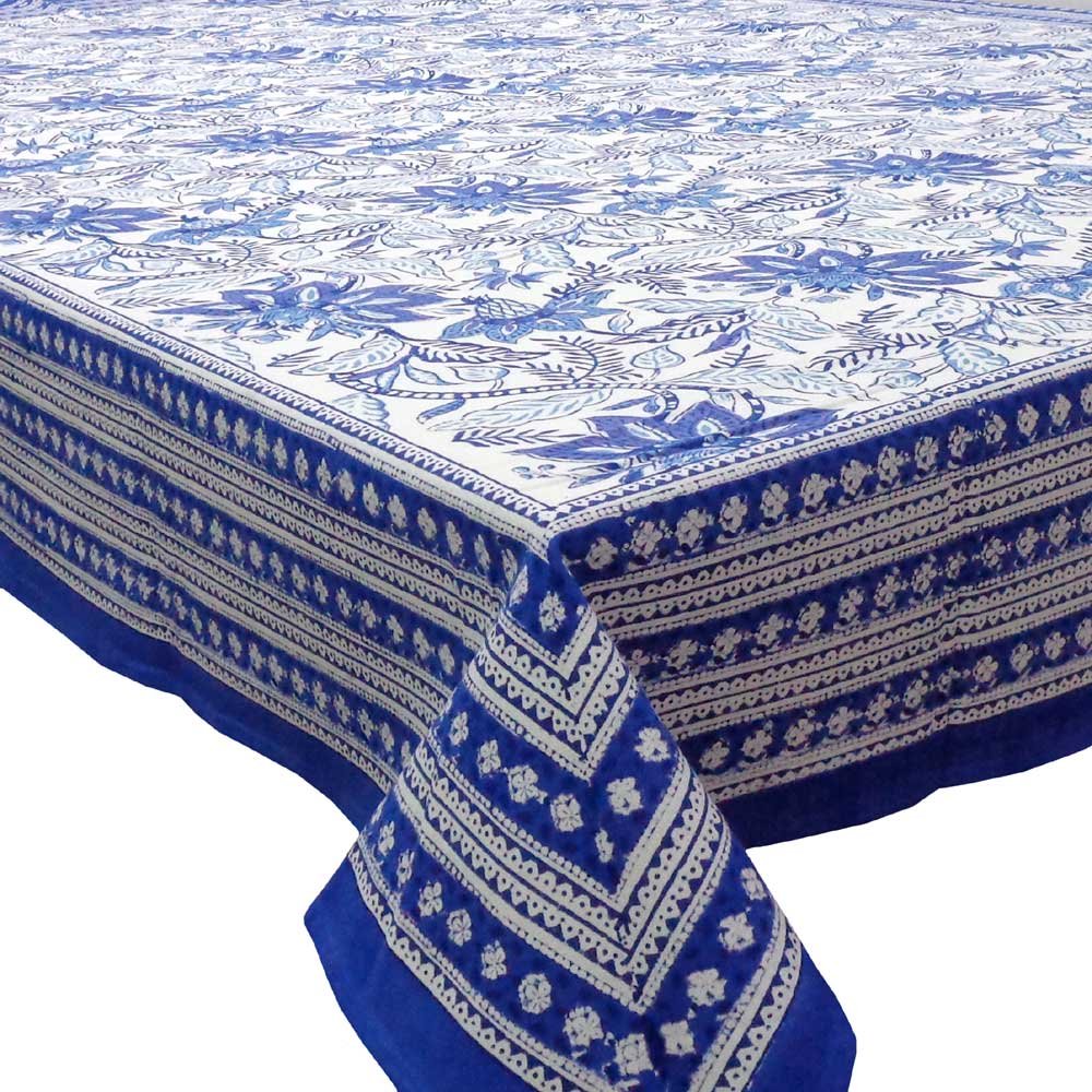 Bossanova Blue Tablecloth 180 x 270 cm