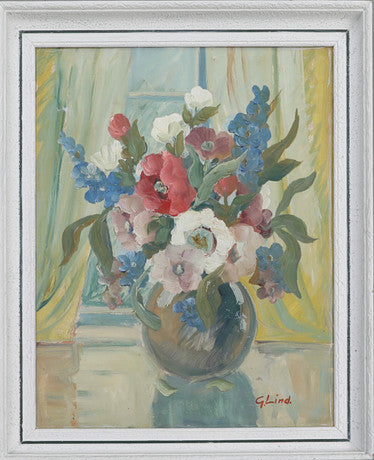 Flowers in a Vase by unidentified artist