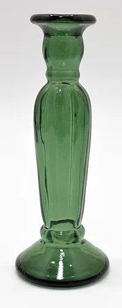 Recycled Glass Green Candle Stick