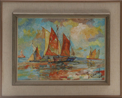 Boat scene. unidentified artist