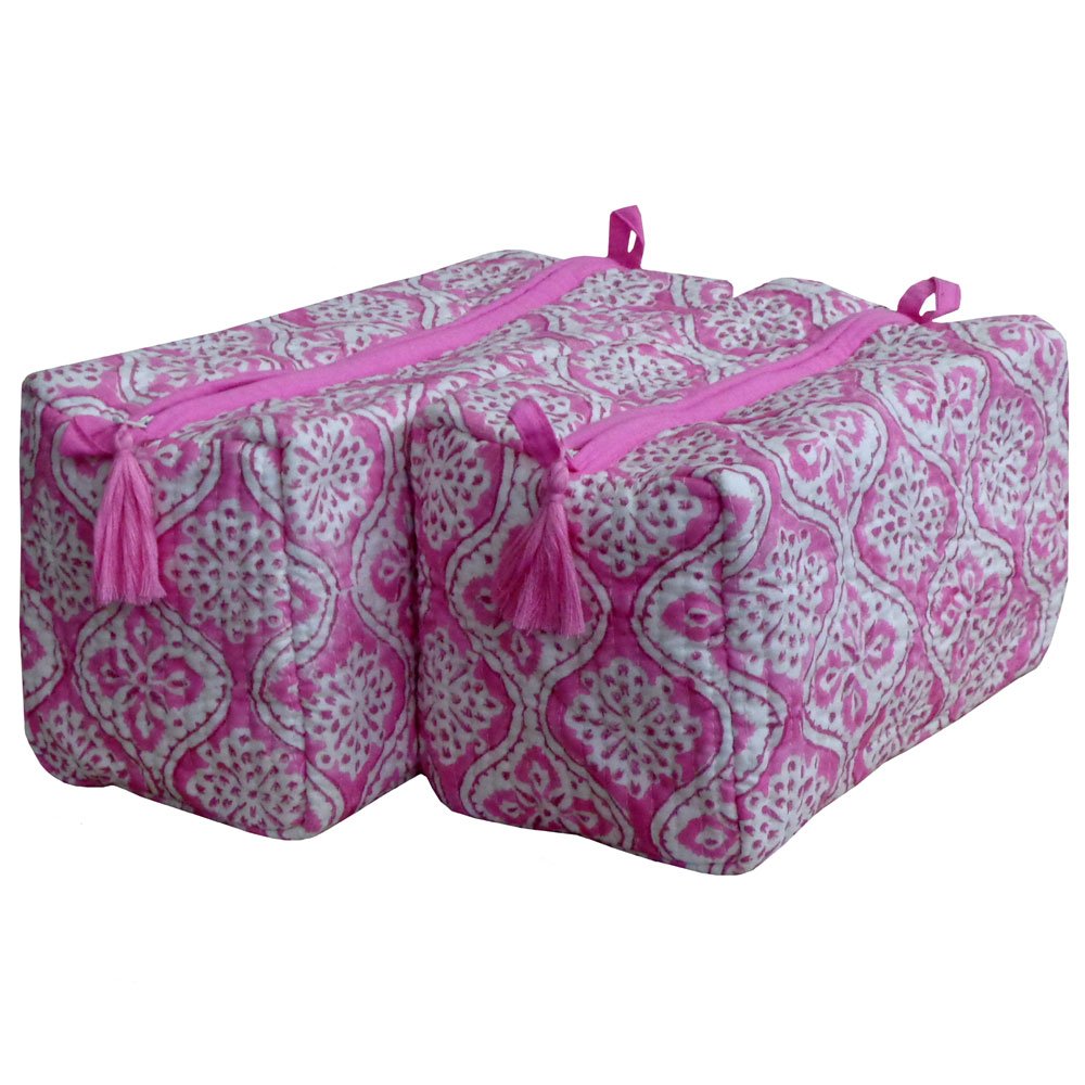 Ogee Pink Wash Bag