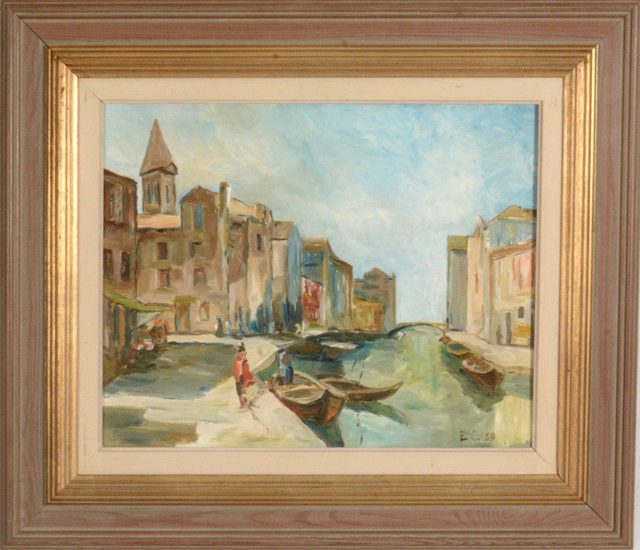 Venetian Street by an unidentified artist