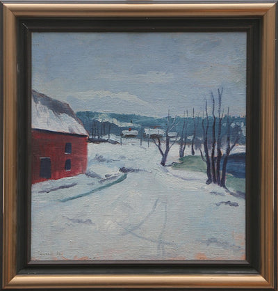 Winter Landscape by Ernest Leonard