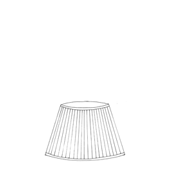 Gathered Lampshade Neutral Rabanna