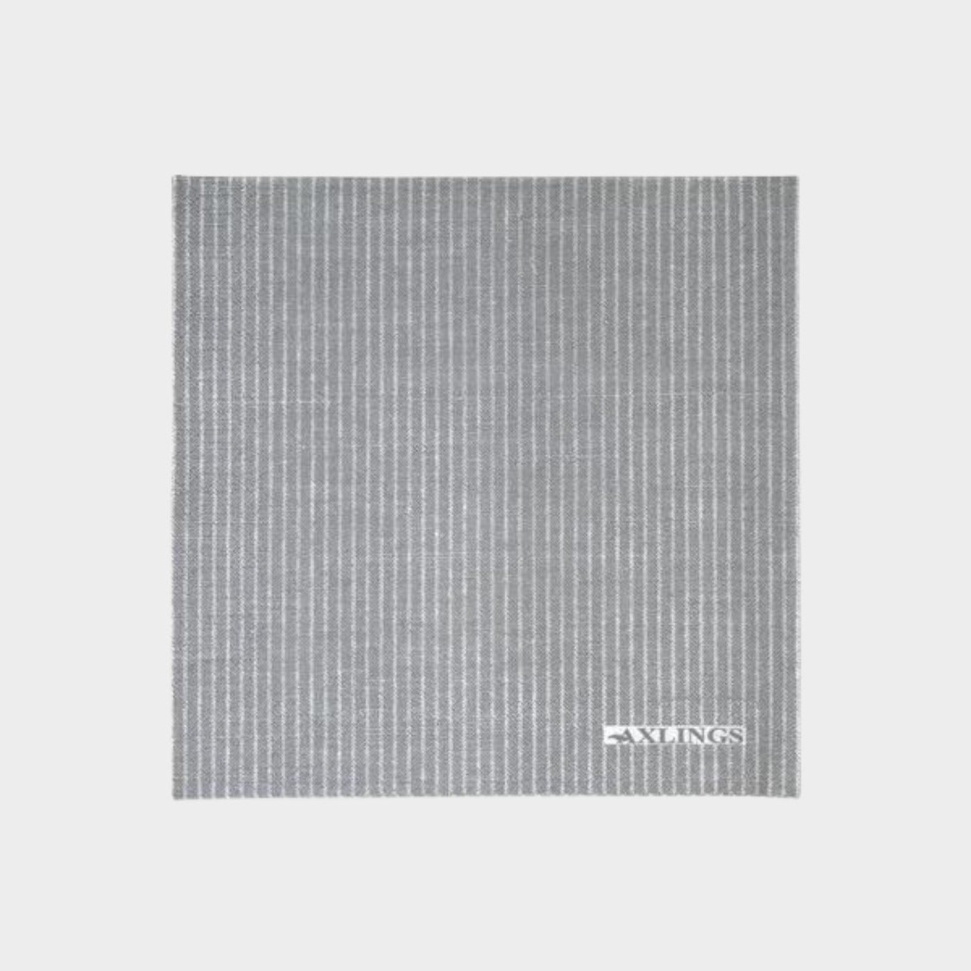 Grey Striped Paper Napkins