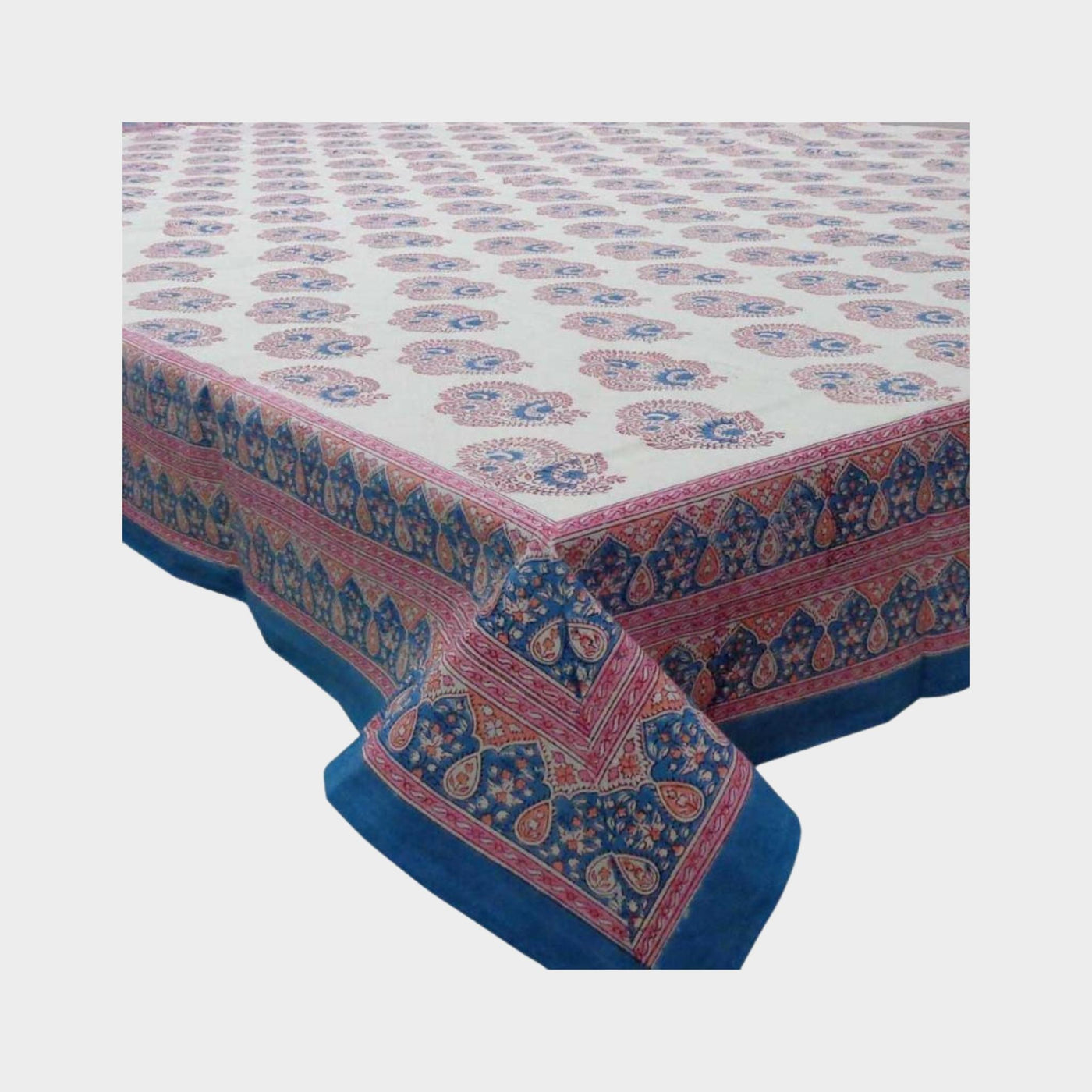 Pink & Blue Tablecloth 180cm x 340cm