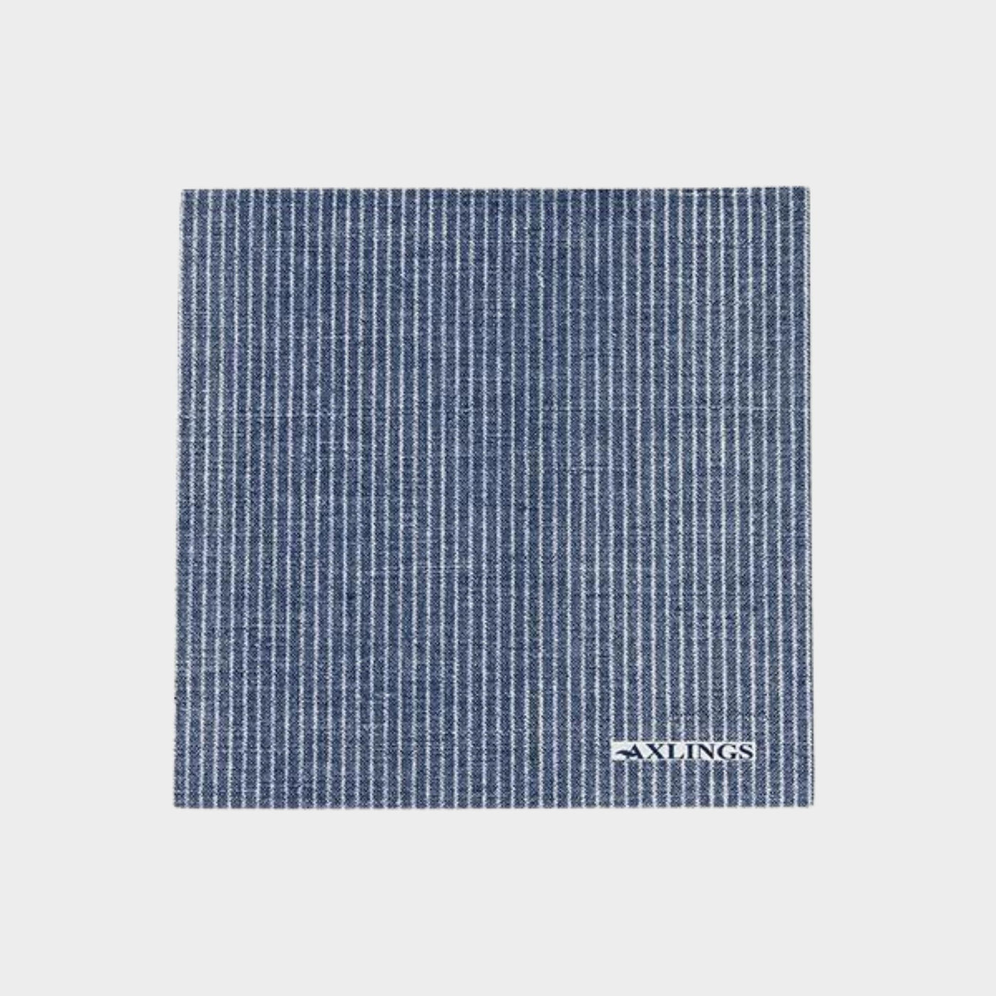 Navy Striped Paper Napkins