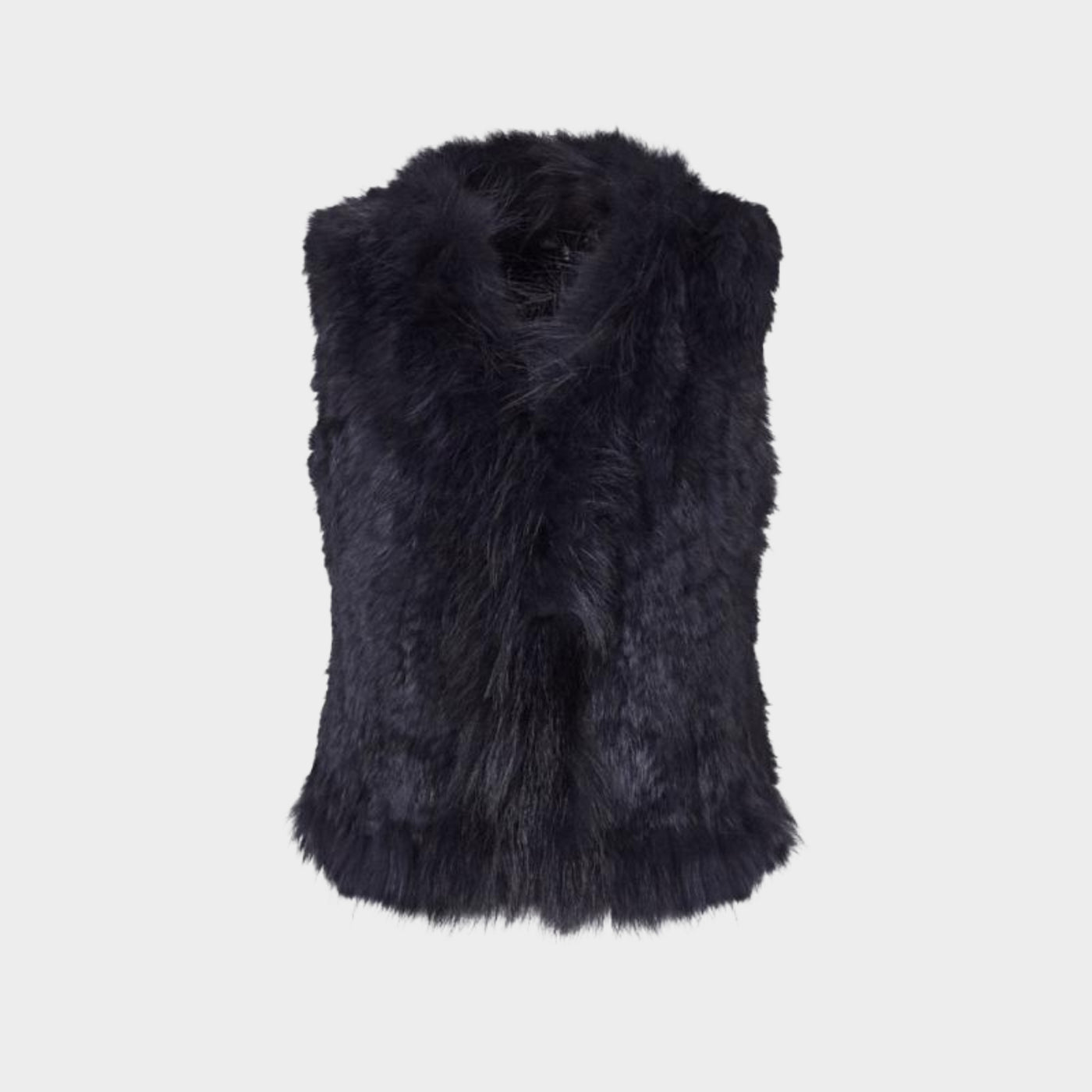 Fur Gilet Midnight Blue