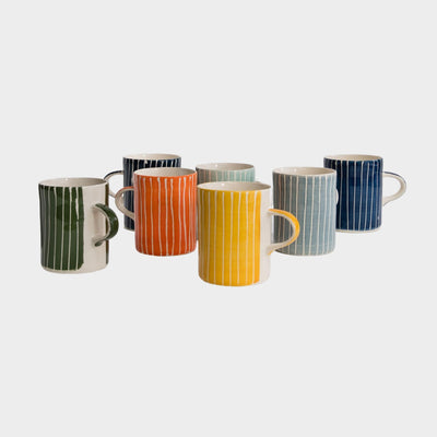 Orange Stripe Mug