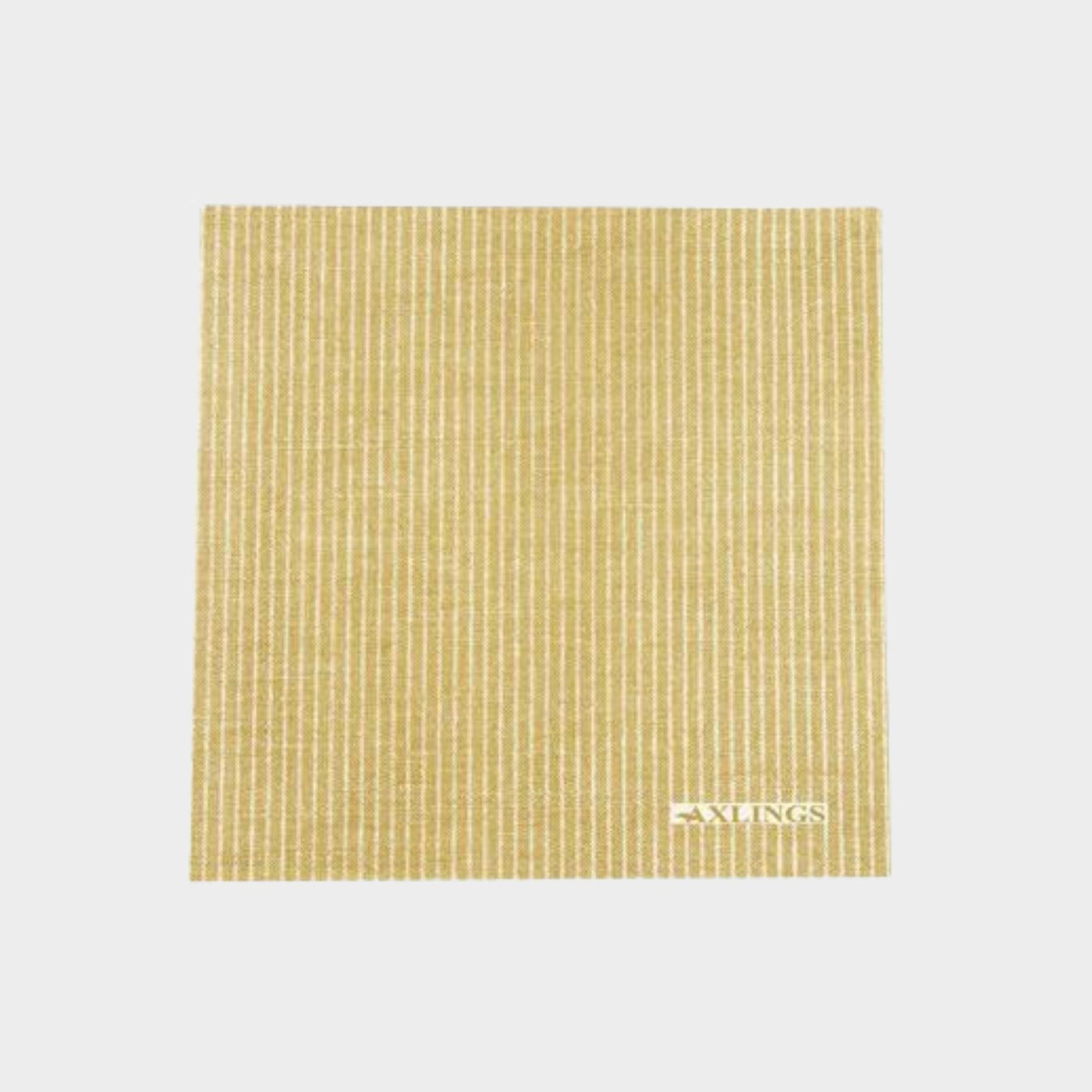 Yellow Striped Paper Napkins