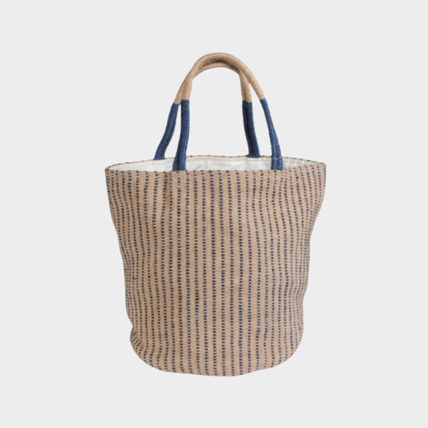 Indigo Hand Woven Jute Bag