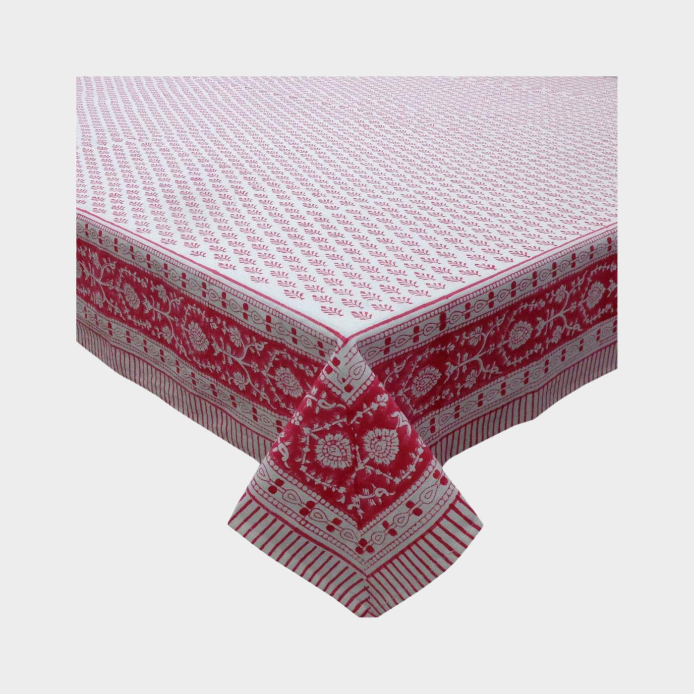 Raspberry Neem Tablecloth 150 x 220 cm