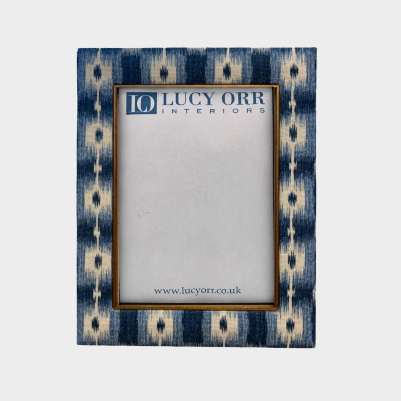 Ikat Photo Frame Indigo