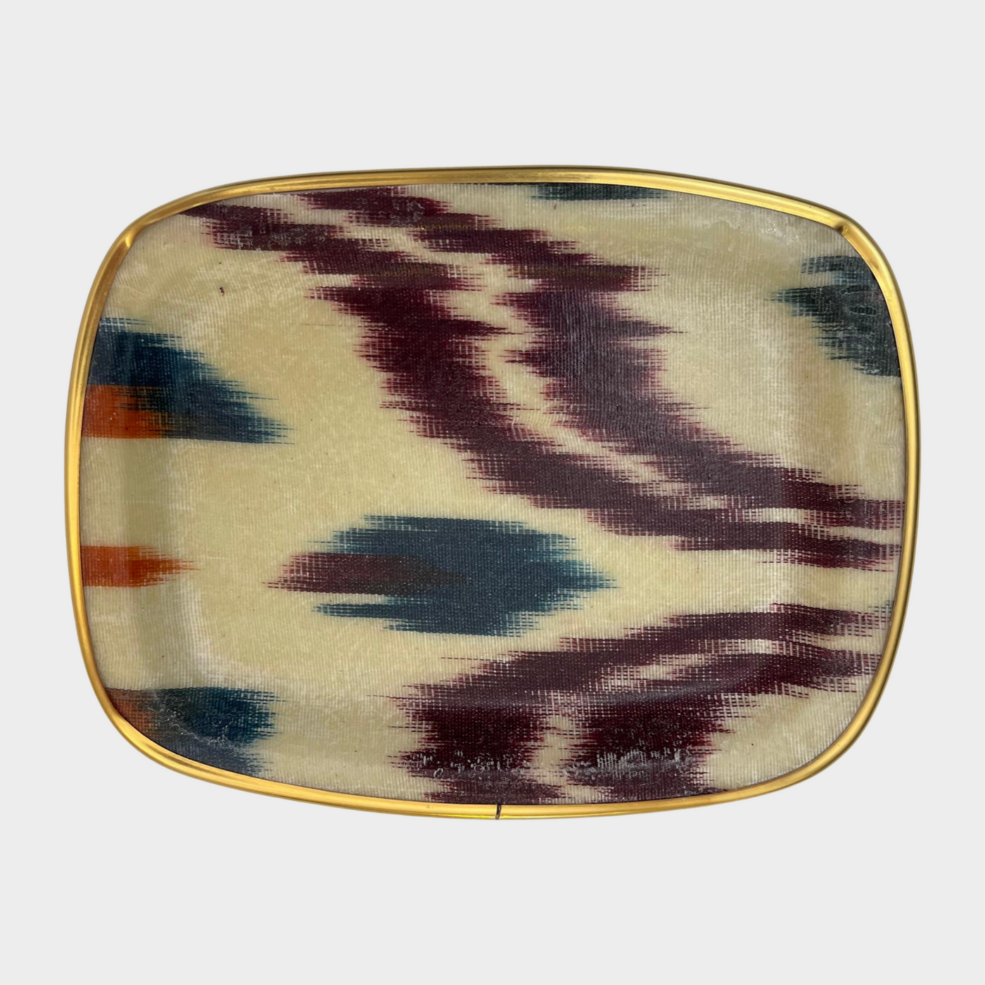 Small Silk Ikat Tray