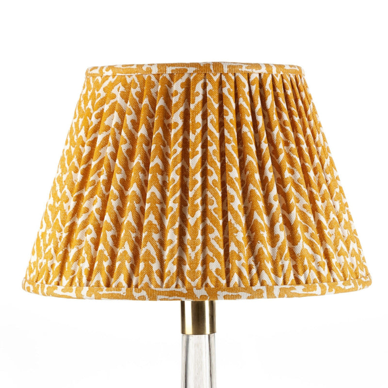 Gathered Lampshade Yellow Rabanna