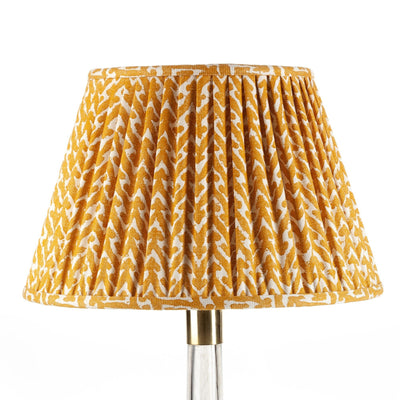 Gathered Lampshade Yellow Rabanna