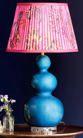 Murphy table lamp in blue