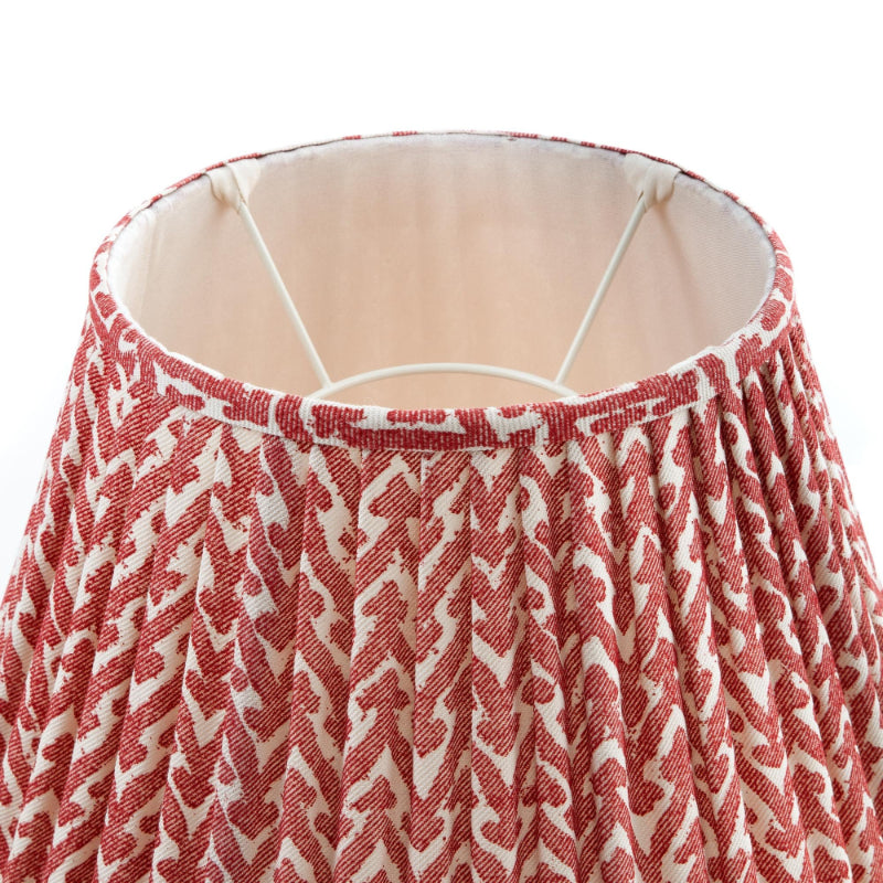 Gathered Lampshade Red Rabanna