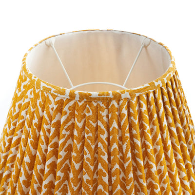 Gathered Lampshade Yellow Rabanna