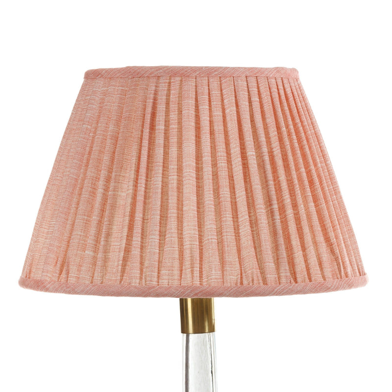 Gathered Lampshade Pink Moire