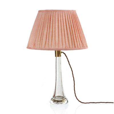 Gathered Lampshade Pink Moire