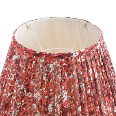 Gathered Lampshade Red Quartz