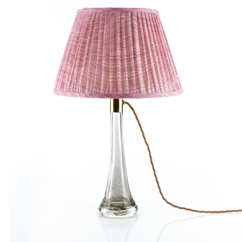 Gathered Lampshade Pink Wave