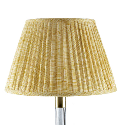 Gathered Lampshade Yellow Wave