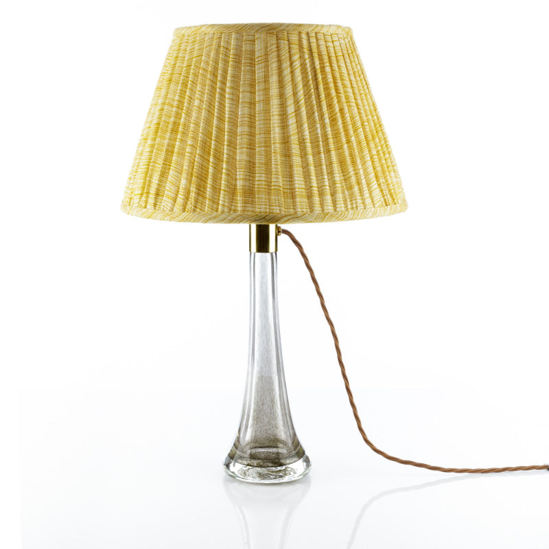 Gathered Lampshade Yellow Wave